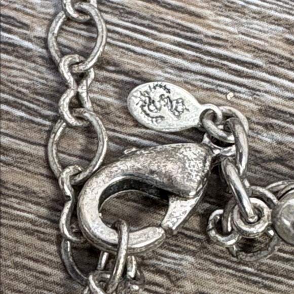 ✨ Premier Designs Multi-Strand Blue Beaded Necklace with Silver-Tone Accents ✨ - Picture 3 of 4